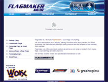 Tablet Screenshot of flagmaker.co.nz