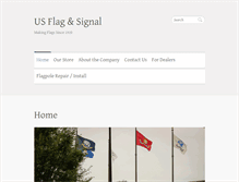 Tablet Screenshot of flagmaker.com